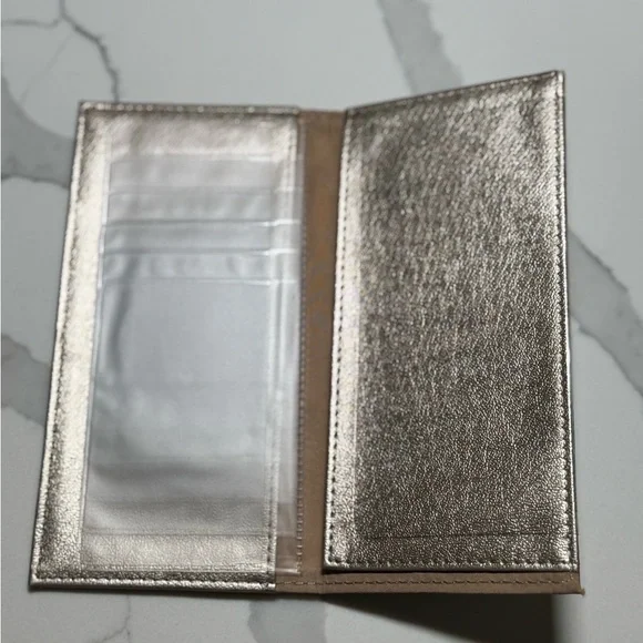 Nine West Silver Wallet with Bow Detail - Picture 6 of 6